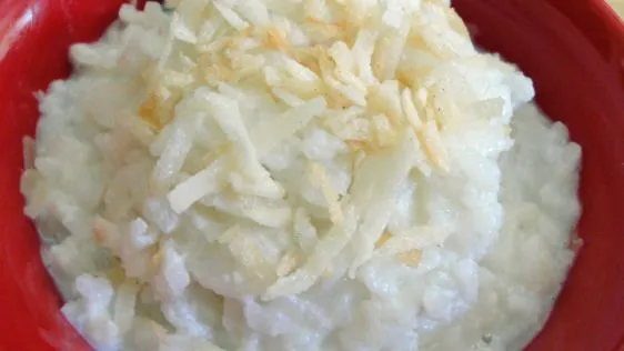 Simple Coconut Rice Pudding