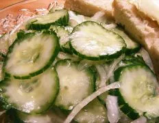 Simple Cucumbers And Onions