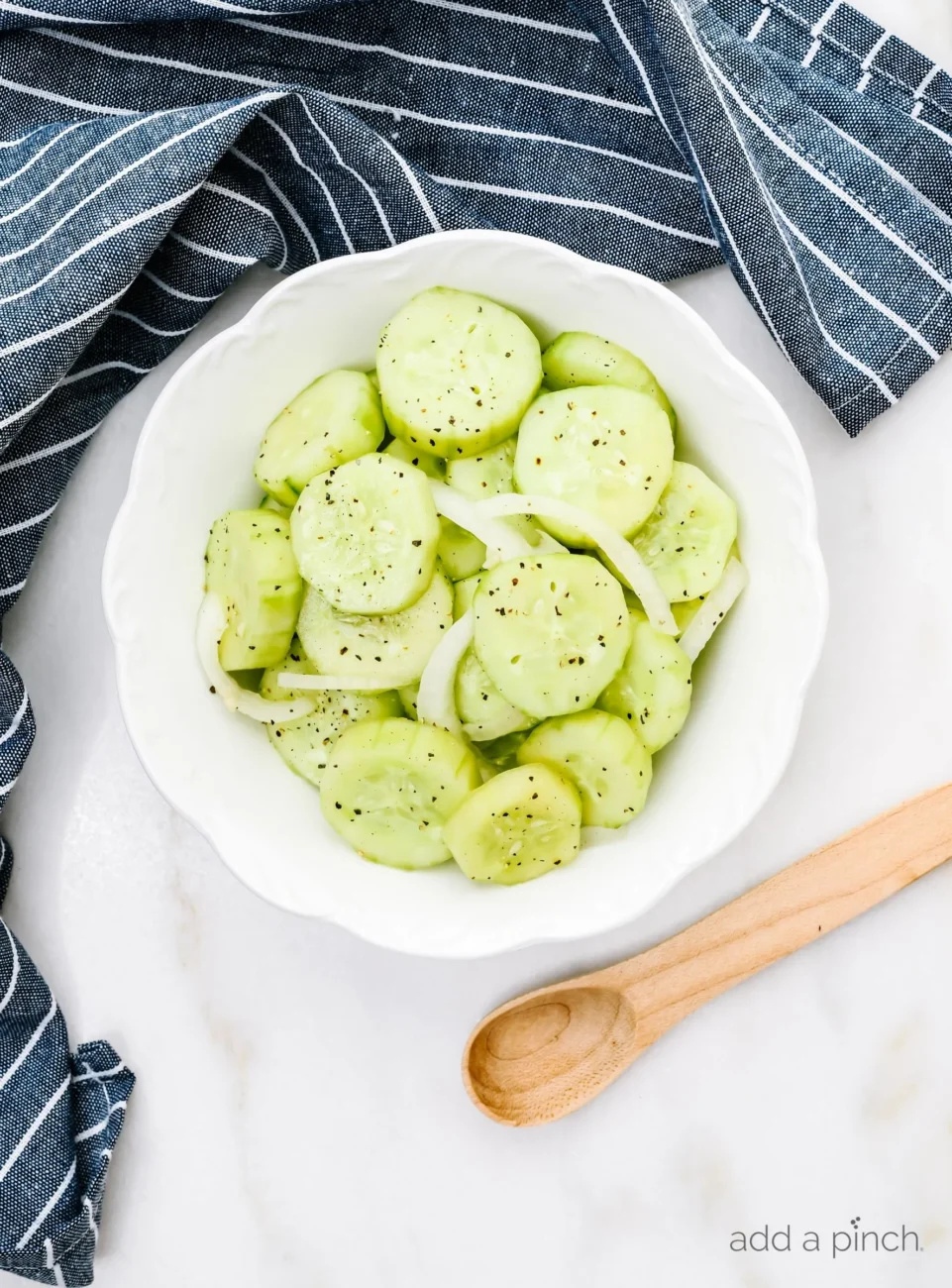 Simple Cucumbers And Onions