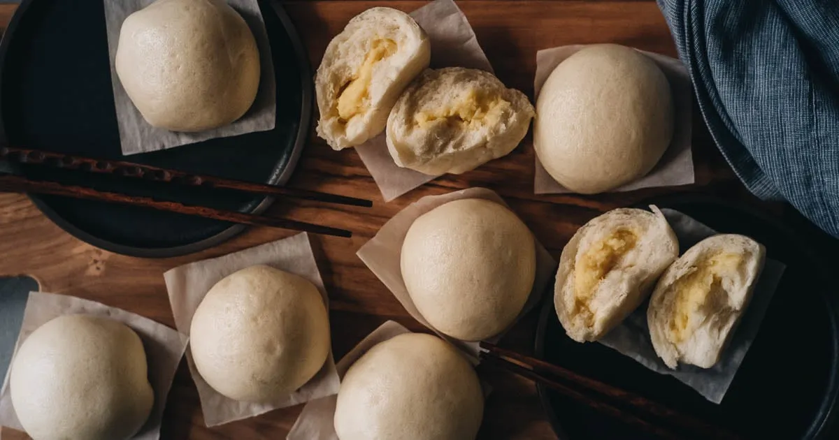 Simple Milk Steamed Bread Chinese Style