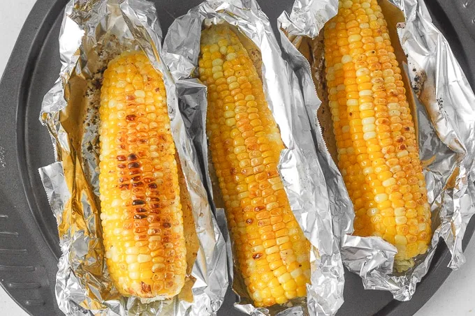 Simple Oven Roasted Corn On The Cob