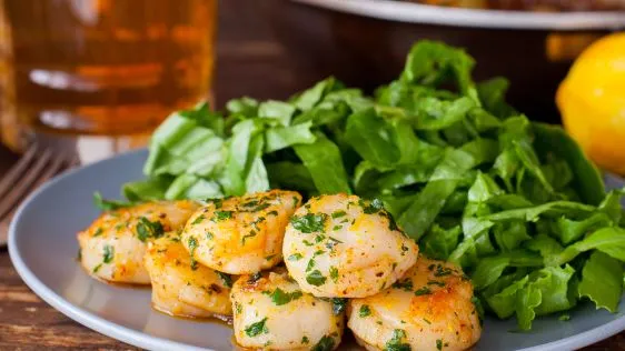 Simple Saute Scallops