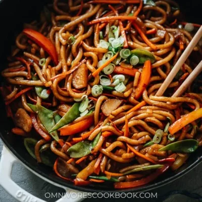 Simple Stir Fried Udon