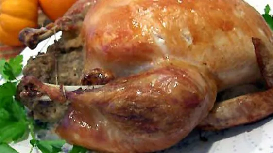 Simple/Easy Stuffed Roast Chicken With