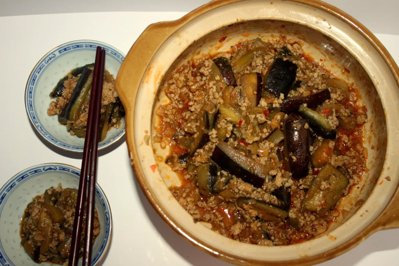 Sizzling Eggplant and Spicy Pork Stir-Fry Recipe