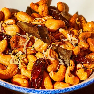 Sizzling Pork Stir-Fry With Fiery Cashews