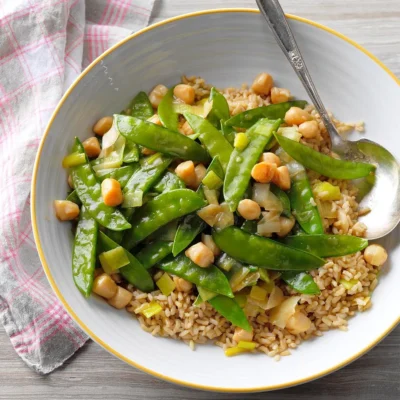Sizzling Spicy Scallop And Snow Pea Stir-Fry Recipe