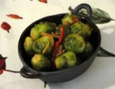 Sizzling Spicy Stir-Fried Brussels Sprouts Recipe