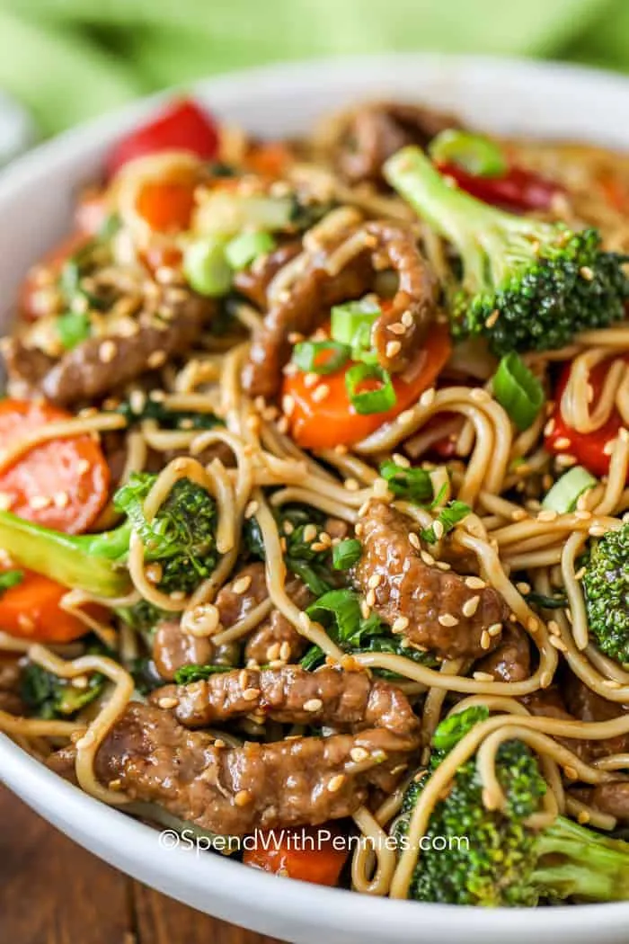 Sizzling Steak and Crisp Vegetable Stir-Fry Delight