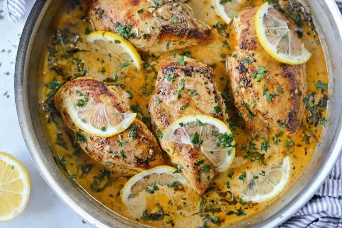 Skillet Creamy Lemon Chicken