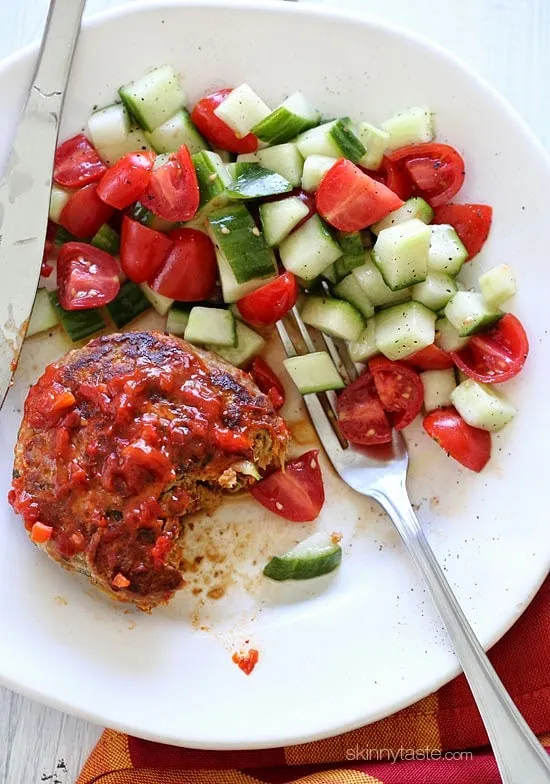 Skillet Harissa Turkey Meatloaf