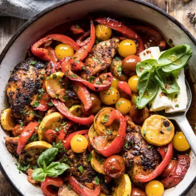 Skillet Lemon Chicken With Olives And Herbs