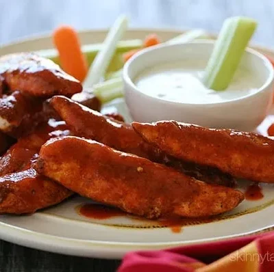 Skinny Buffalo Chicken Strips