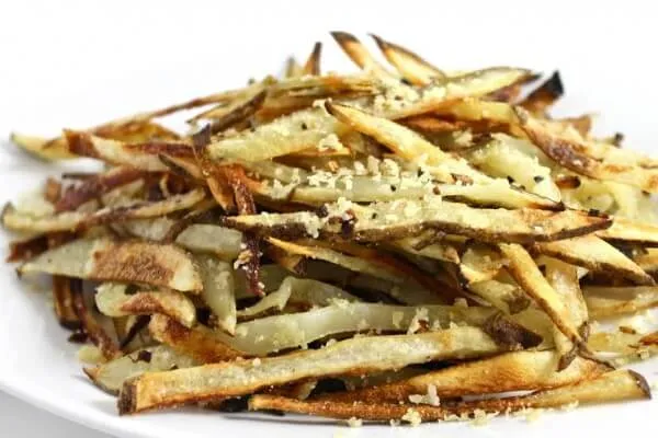 Skinny Garlic Parmesan Fries