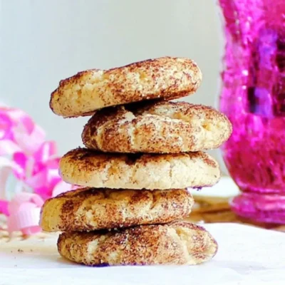 Skinny Whole Wheat Snickerdoodles