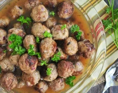 Sliced Bread Swedish Meatballs