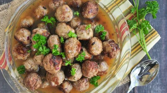 Sliced Bread Swedish Meatballs