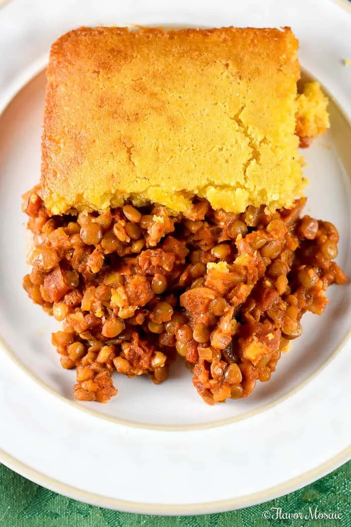 Sloppy Joe Cornbread Casserole