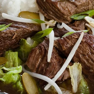 Slow Cooked Korean Beef