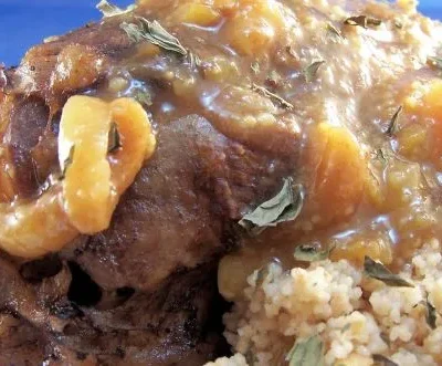 Slow Cooked Moroccan Lamb Shanks