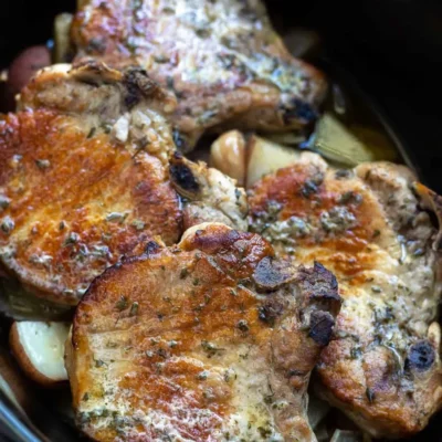 Slow Cooked Pork Chop Dinner