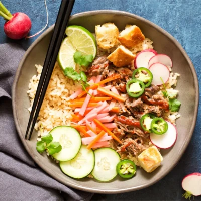 Slow-Cooker Banh Mi Rice Bowls