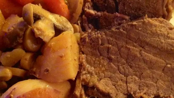 Slow Cooker Bottom Round Beef Roast