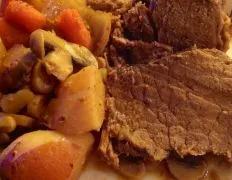 Slow Cooker Bottom Round Beef Roast