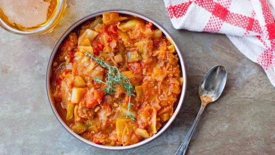 Slow Cooker Cabbage Roll Casserole