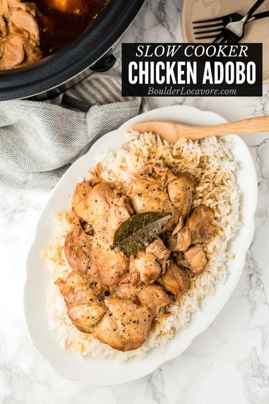 Slow Cooker Chicken Adobo