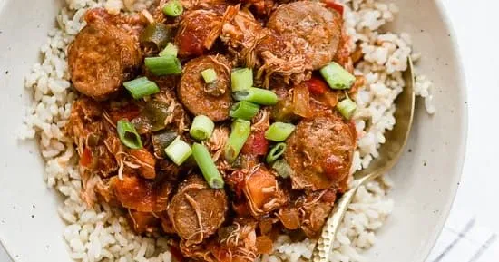Slow Cooker Chicken And Sausage Creole