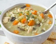 Slow Cooker Chicken Barley Soup