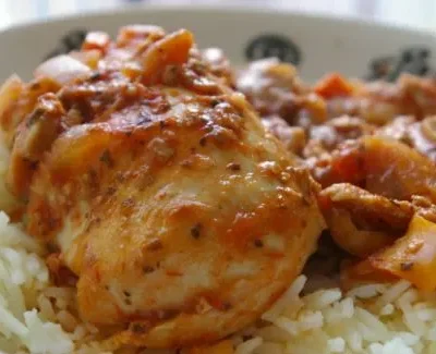 Slow Cooker Chicken Cacciatore