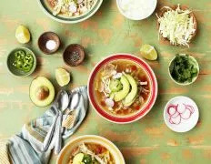 Slow Cooker Chicken Pozole