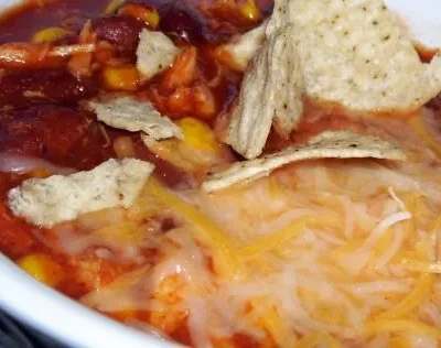 Slow Cooker Chicken Taco Soup