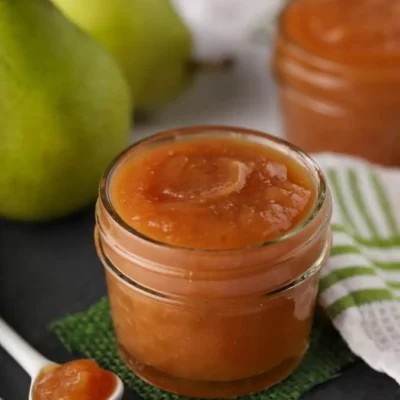 Slow Cooker Cranberry Pear Butter