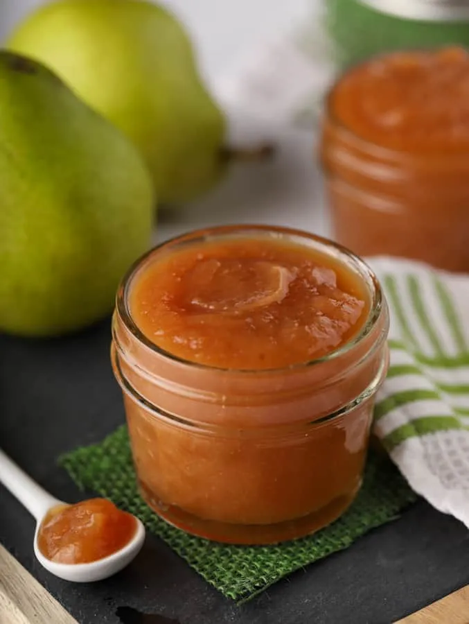 Slow Cooker Cranberry Pear Butter