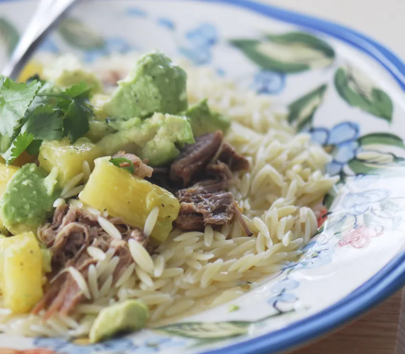 Slow Cooker Jerk Pork With Caribbean Salsa