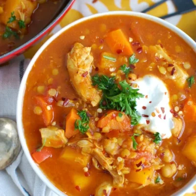 Slow-Cooker Moroccan- Spiced Chicken