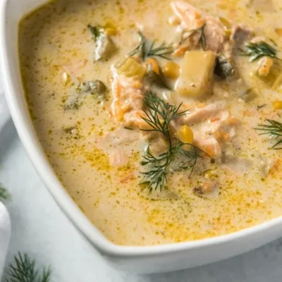 Slow Cooker Salmon Chowder