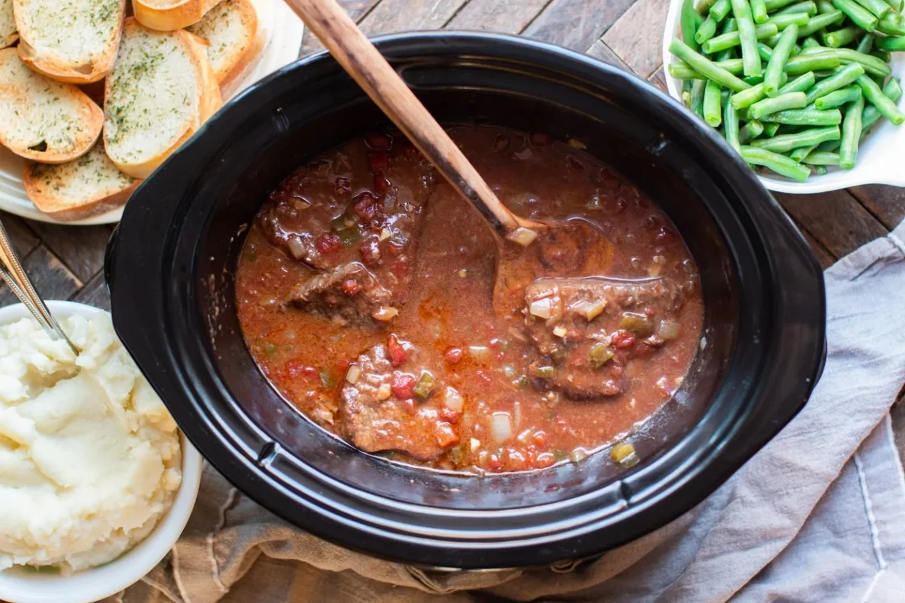 Slow Cooker Tender Swiss Steak Delight