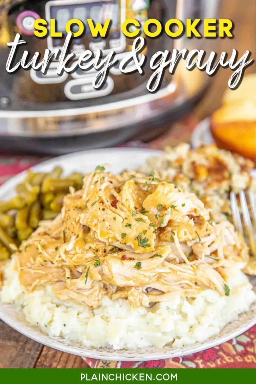 Slow Cooker Turkey Breast With Gravy