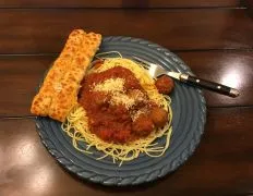 Slow Simmered Spaghetti And Meatballs