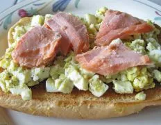 Smoked Salmon And Egg Salad Tartines