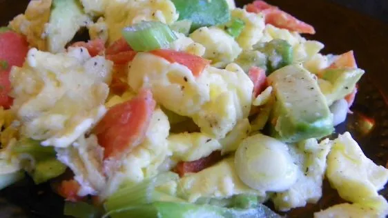 Smoked Salmon Soft Scrambled Eggs Delight