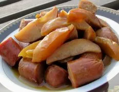 Smoked Sausage And Apples