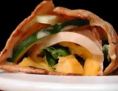 Smoked Turkey And Mango Wrap