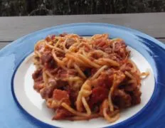 Smoky BBQ Spaghetti Delight