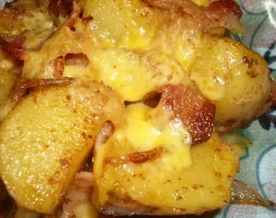 Smoky Gouda And Bacon Infused Spicy Potatoes Recipe