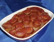 Smoky Sausage and Tomato Bake Casserole Recipe